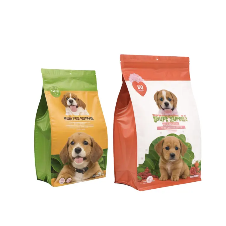 Пользовательские 2 кг 5 Ziplock корм для животных домашних кошка собака упаковка мешок