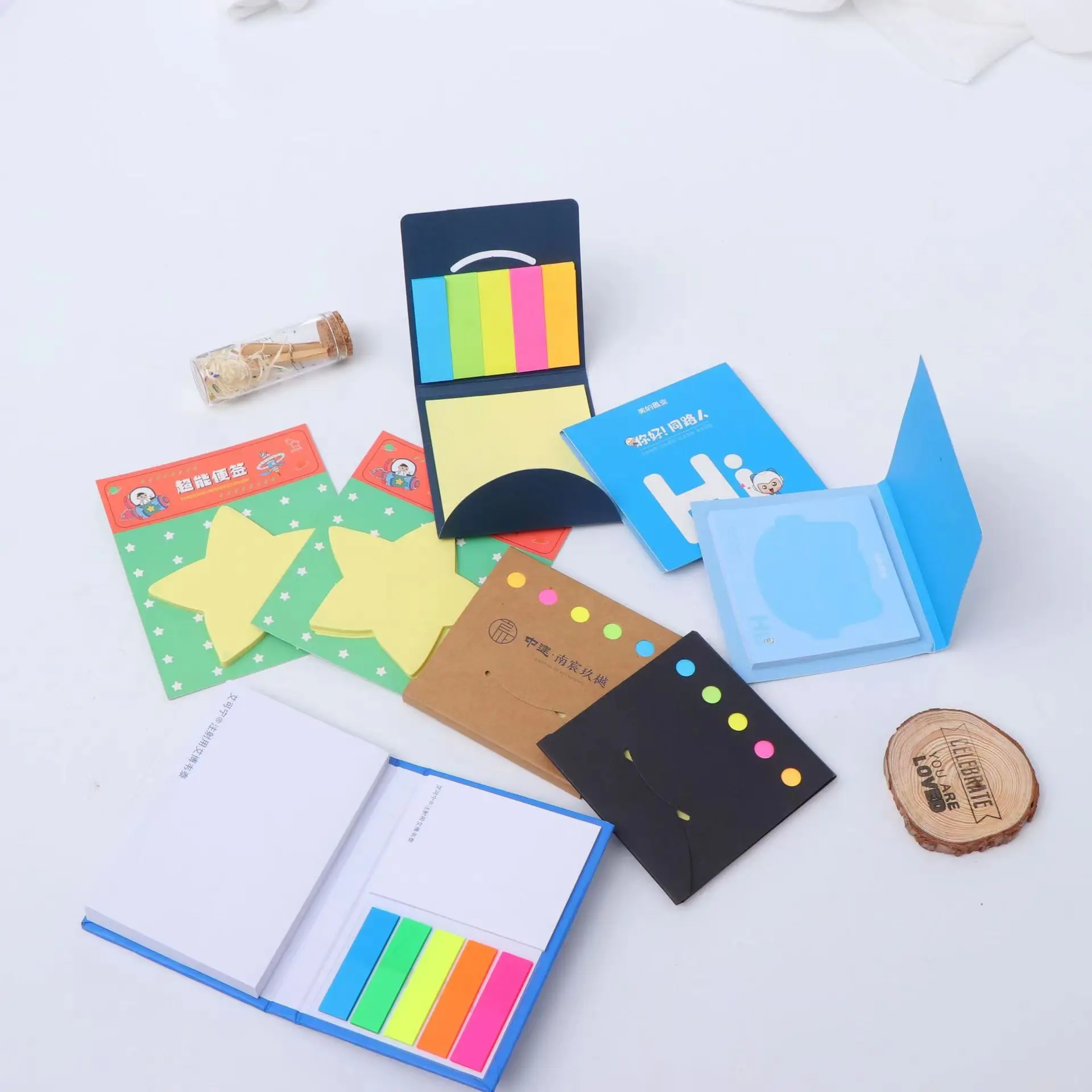 Stationery School Supplies Colorful Paper Sticky Note Pad Custom Memo Pad Index Posted Sticky It Note Pad