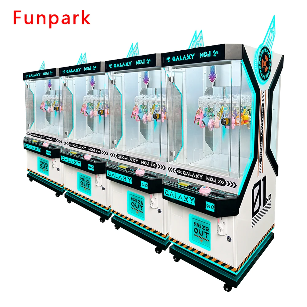 FunPark Best Quality Amusement Clip Gifts Cards Toys Arcade Coin Operated Games Machines