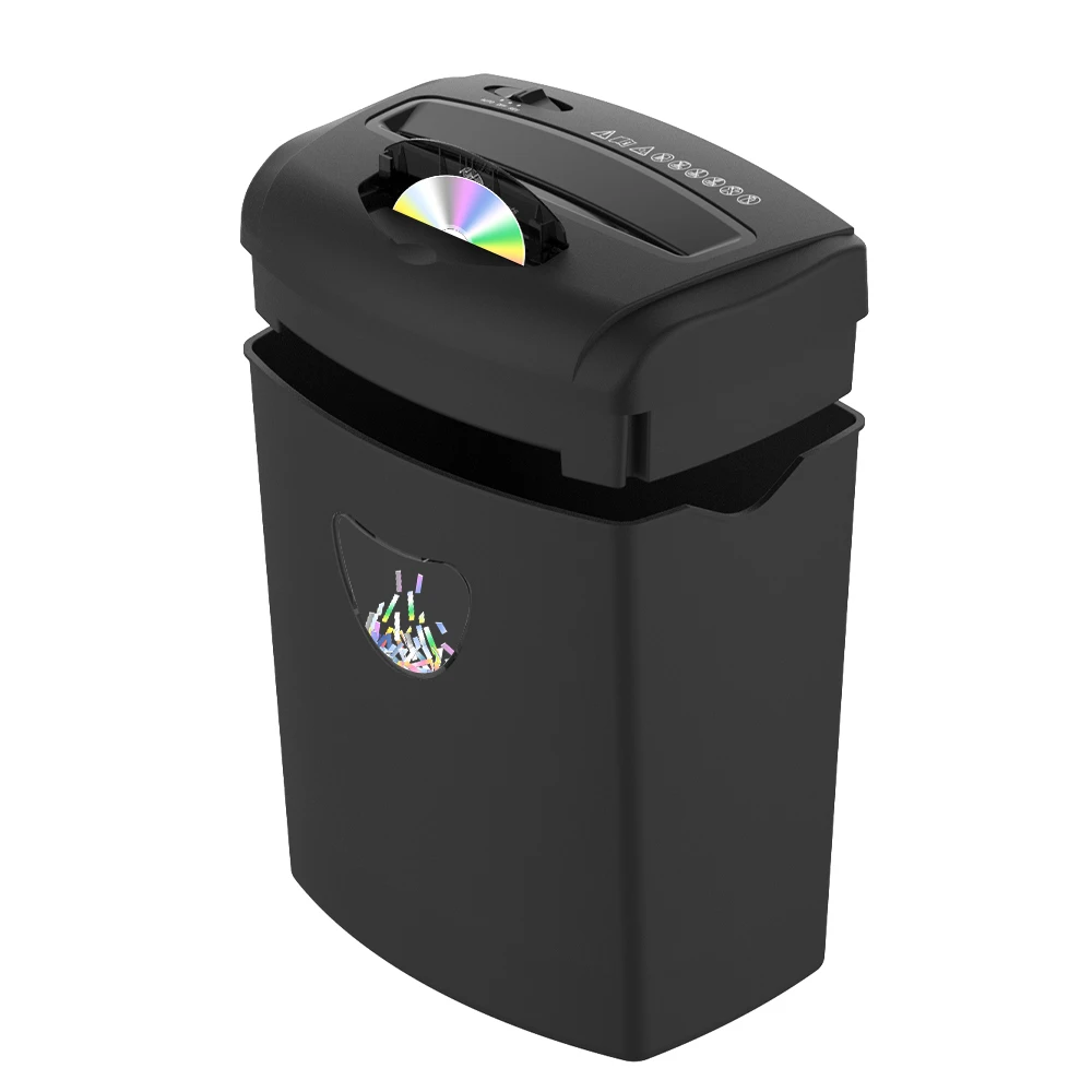 21L office equipment paper and discs destroyer CD218P 10 sheet cross cut paper shredder