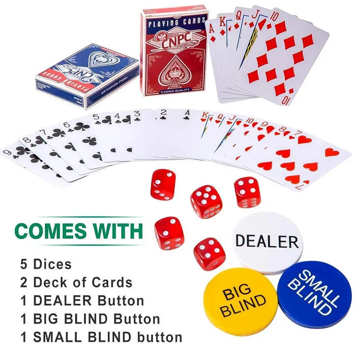 Wholesale High Quality Accept Customized Clay Poker Chips Set 300 With Case for Casino