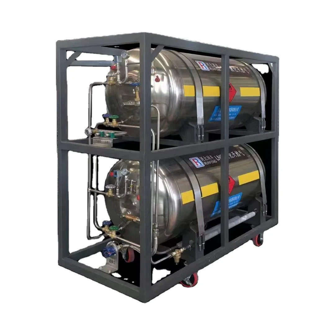 195L LOX  Liquid Oxygen Dewar Cylinder Dura Cryogenic Cylinders From China Factory