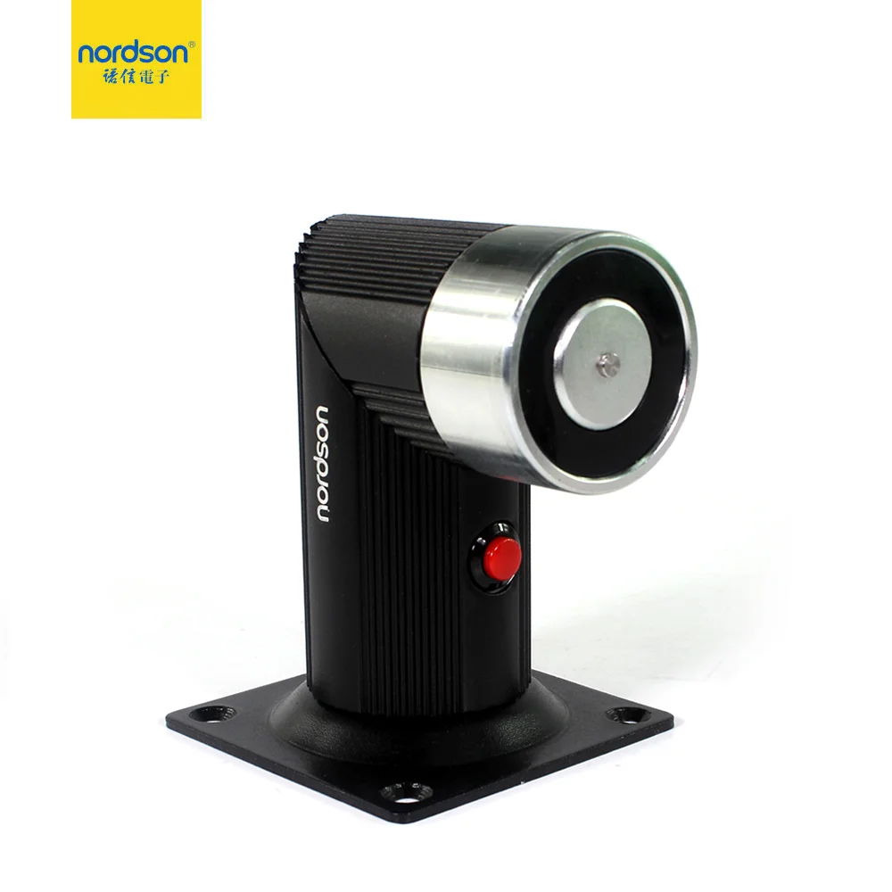 Nordson Floor Wall Mount DC12V 24V Emergency Release Steel Electromagnetic with Signal output Fireproof Door Holder Stopper