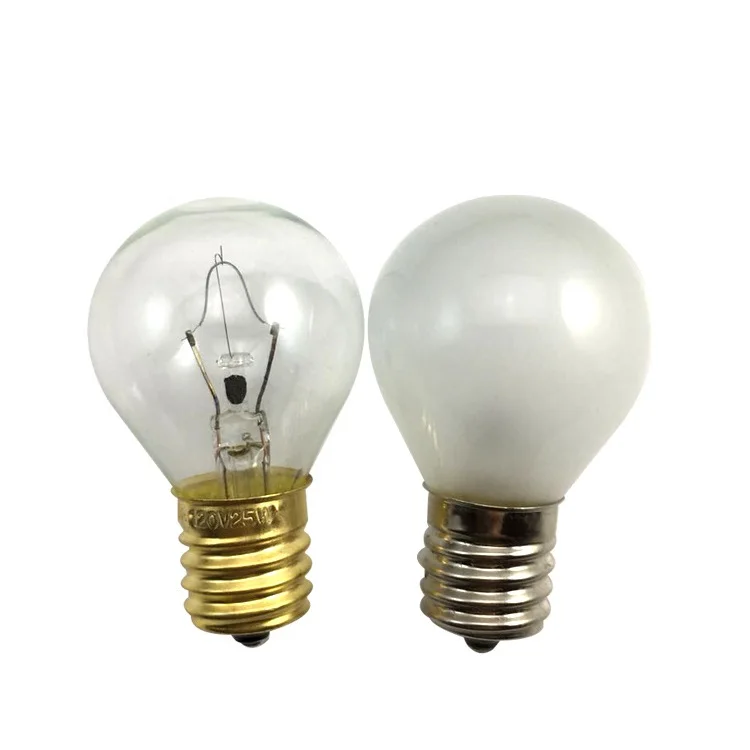 Mini Globe S11 Clear / Frosted Wax Lamp Incandescent Light Bulb 25W 40W E17 Intermediate Base Lava Lamp Tungsten Filament Bulb