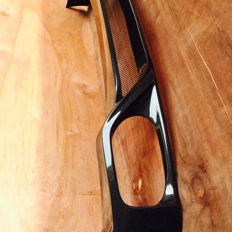 For R35 GTR Zele style carbon fiber rear bumper lip