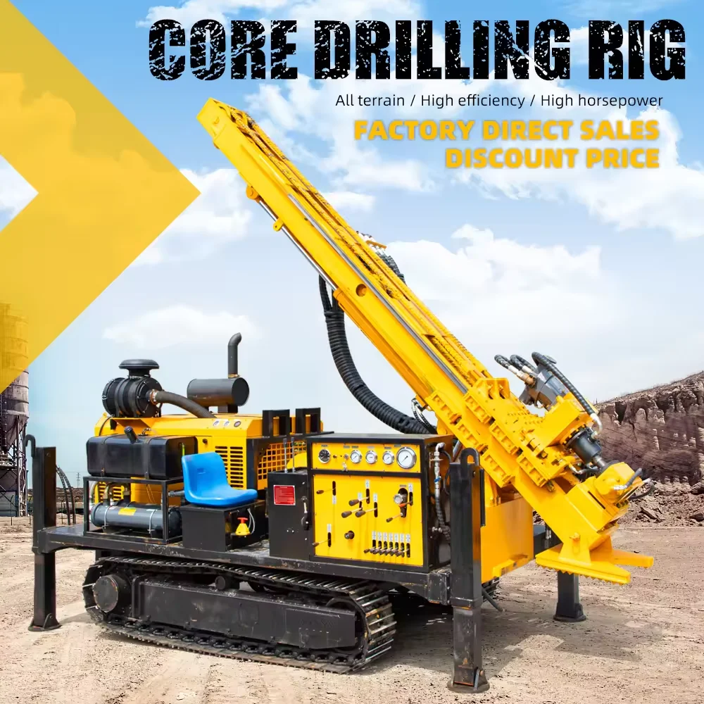 China supply 3.5km/h Traveling speed core drill rig geotechnical drilling rig price
