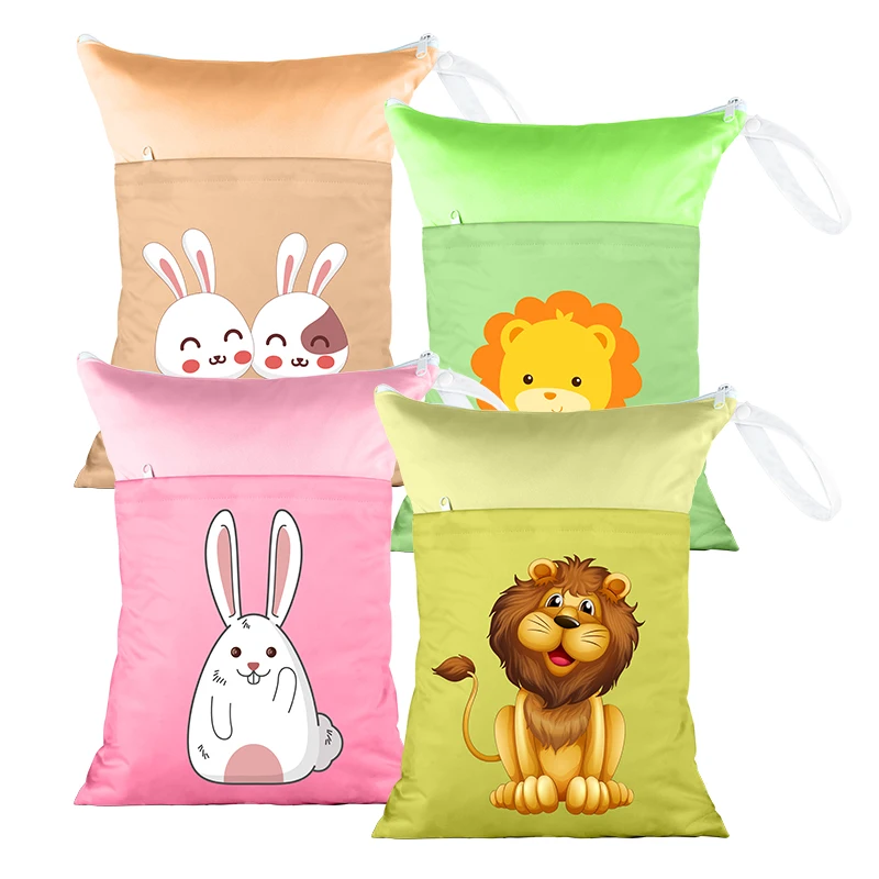 Natucare BSCI multifunctional baby mummy designer diaper bag waterproof reusable wet and dry baby bag with logo