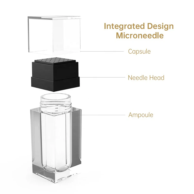 
HYDRA Needle 25 Acupuncture Screw Microneedle Derma Stamp Skin Rejuvenation Gold Titanium Needle Serum Applicator Microneedle 