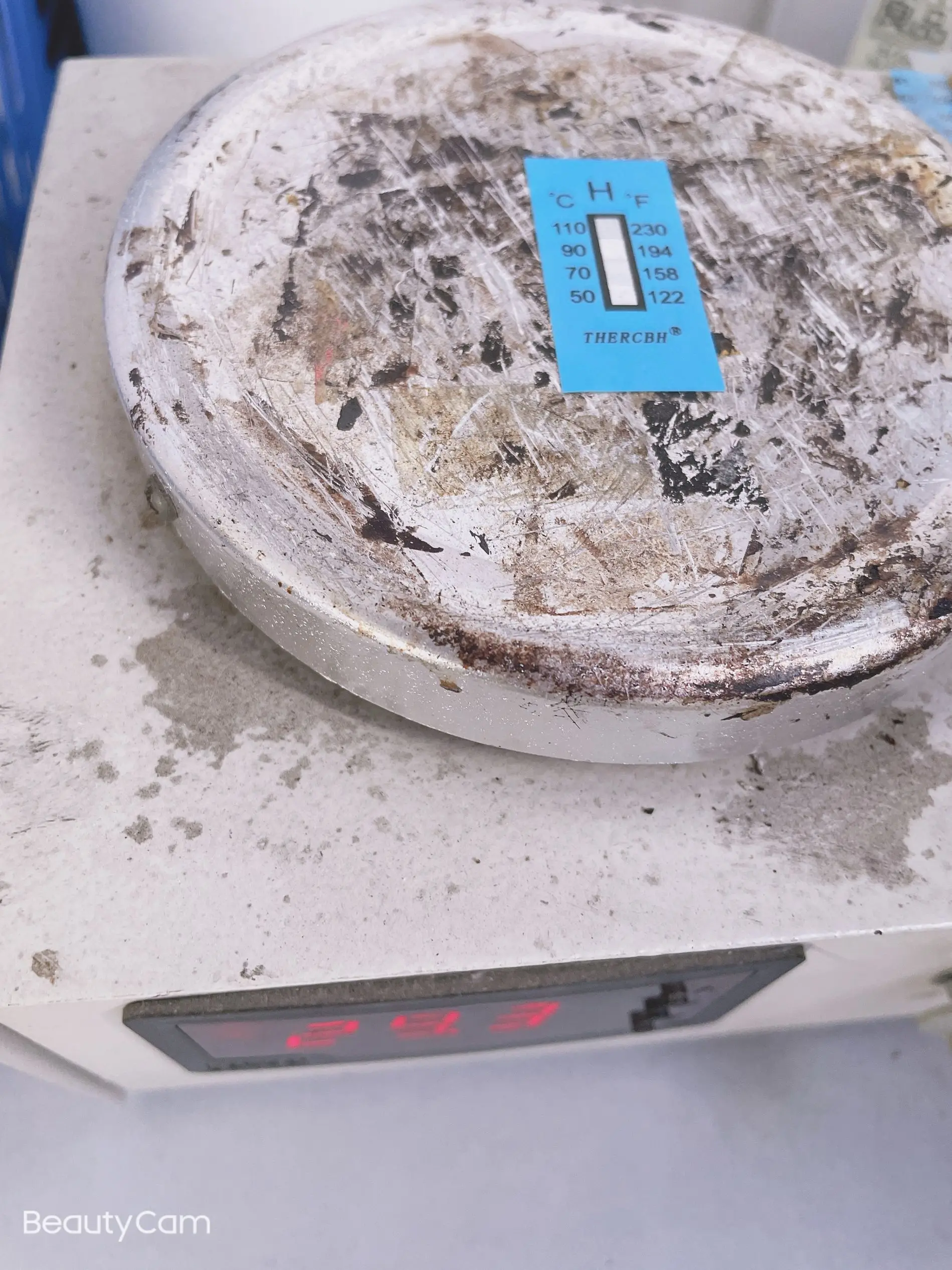 Thermax 4 Level Thermometer Strips,,Overtemperature warning sticker,49-65 degree Thermal Monitor