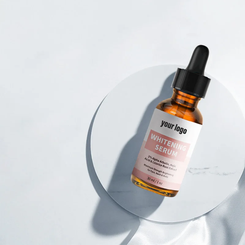 Wholesale OEM private label 100% pure hyaluronic acid facial skin care face serum natural organic alpha arbutin whitening serum