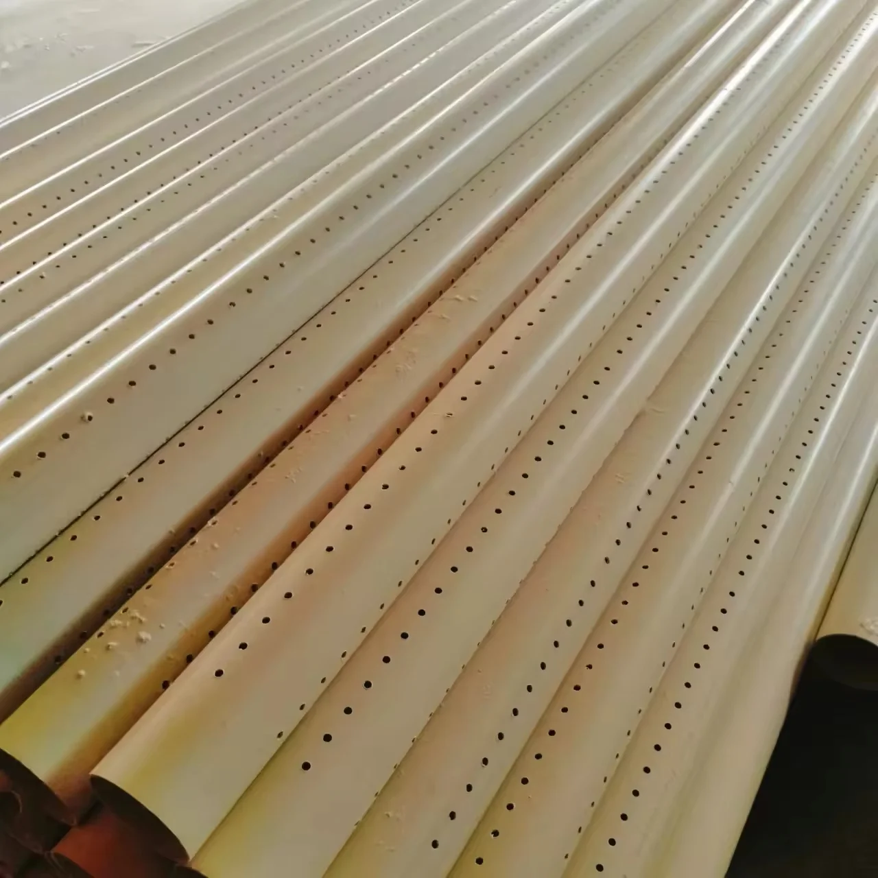 Customizable Perforated PVC Drainage Pipe with round Head ODM & OEM Support Glue Thread Connection