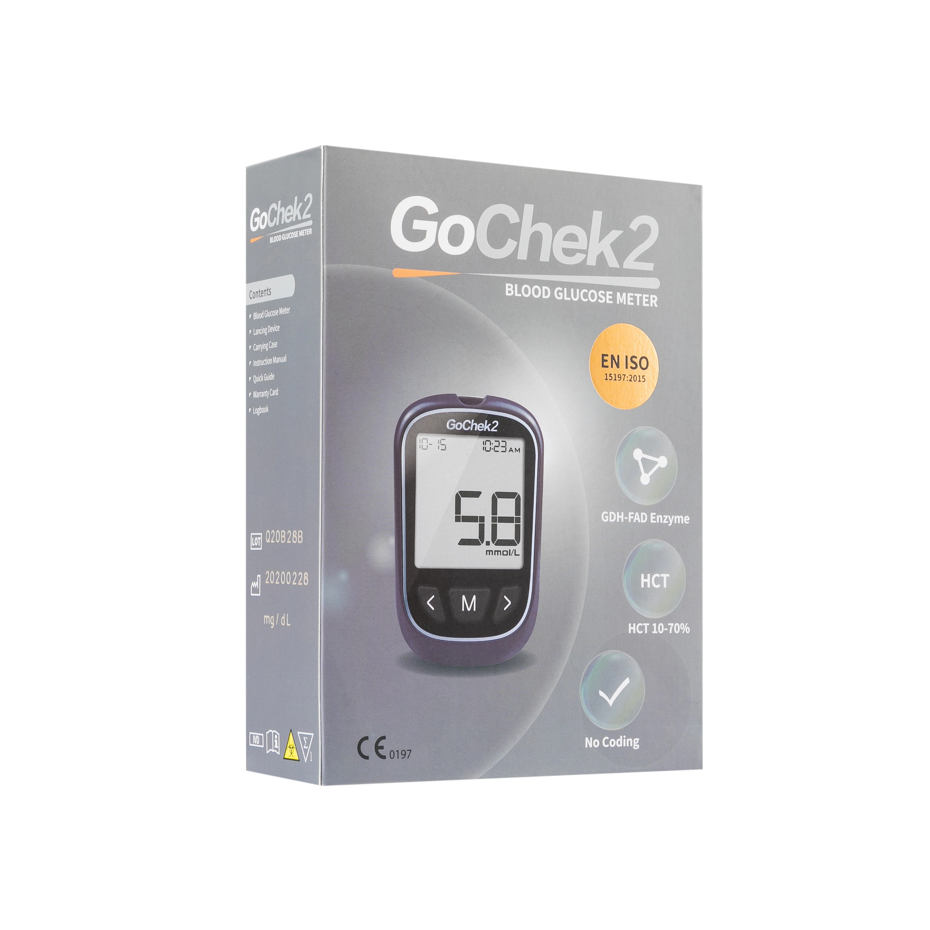 Microtech Gocheck Blood Glucose Meter Diabetes Testing Machine Glucometer