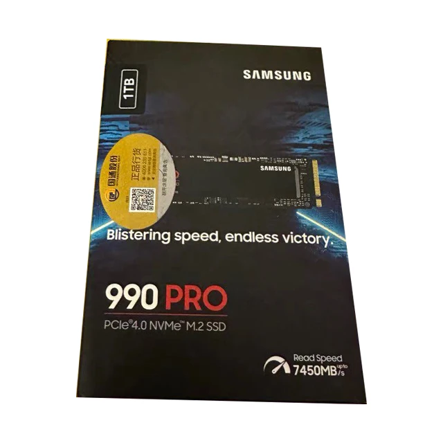 990 PRO SSD 1 ТБ PCIe 4 0 М. 2 2280 Внутренний твердотельный жесткий диск Seq. Скорость чтения до 7450 Мб/с