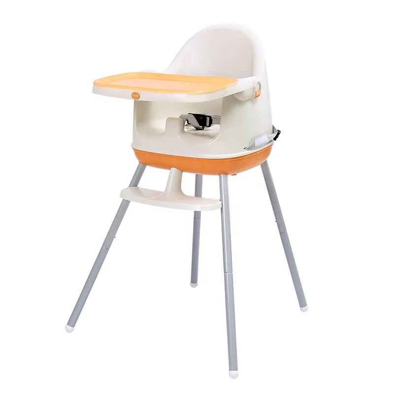 
2020 Hot Sale Cushion Booster 3 in 1 Foldable Portable Plastic Dining Baby Feeding High Chair 