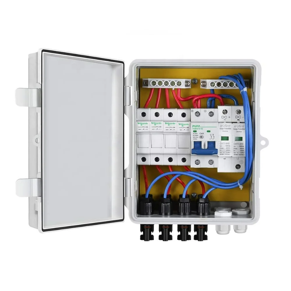 [Free Sample]Outdoor Solar Energy Pv Dc 1000v 8/10/12/14/16 Strings Ip66 Waterproof Combiner Box With Fuse Isolator