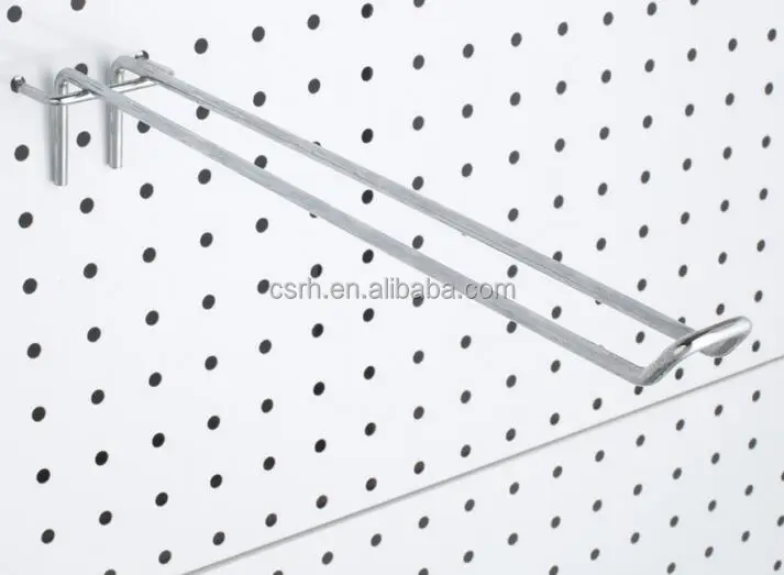 Supermarket Hanging Pegboard Hooks U Shape Four Wires Display Hanger Hook