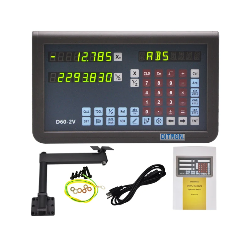 DRO for Milling Lathe Machine Digital Readout System 2 Axis 3 Axis with Optical Linear Scale