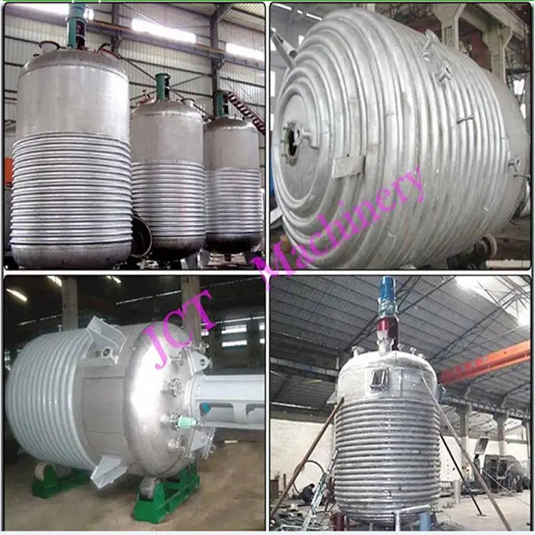 1000L Chemical Double Jacket With Steam Hot Melt Adhesive Electric Thermal Oil Heating Kettle Pilot Reactor