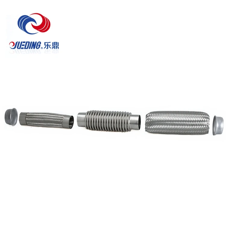 Factory Cheap Price 51mmx203mm Exhaust Flexible Corrugated Bellows Automotive Flex Pipe Car Exhaust Flex Joint