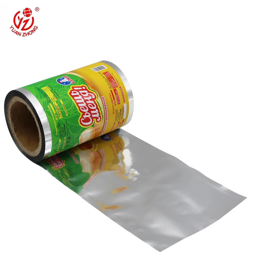 China Supplier OEM/ODM Automatic Packing Film Ice Candy Plastic Packaging Film And Bag, Printed Popsicle Packaging Roll Stock