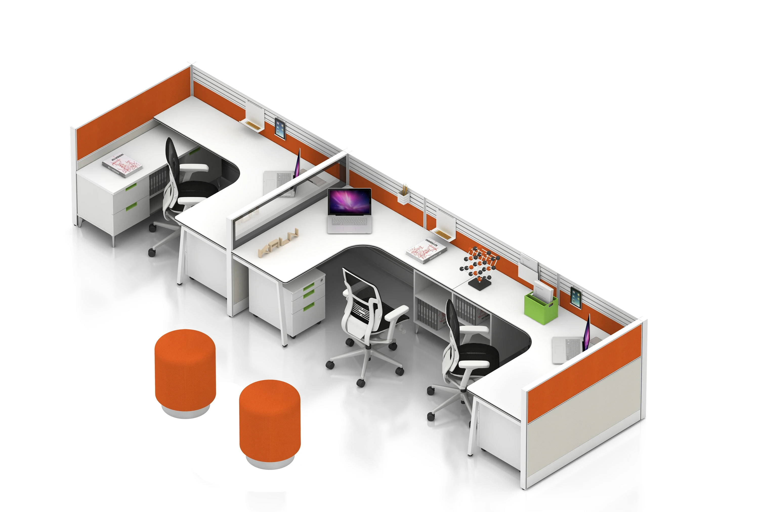 staff employee Office computer table office furniture executive desk set modern design workstation cubicles