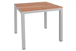 Уличные квадратные садовые обеденные столы из акации 80x80 см