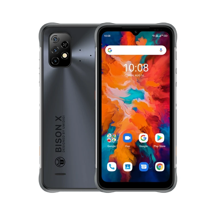 New Arrival Umidigi Bison X10 Rugged Phone 4+64GB Waterproof Mobile Phones 4G Android 11 Smartphones