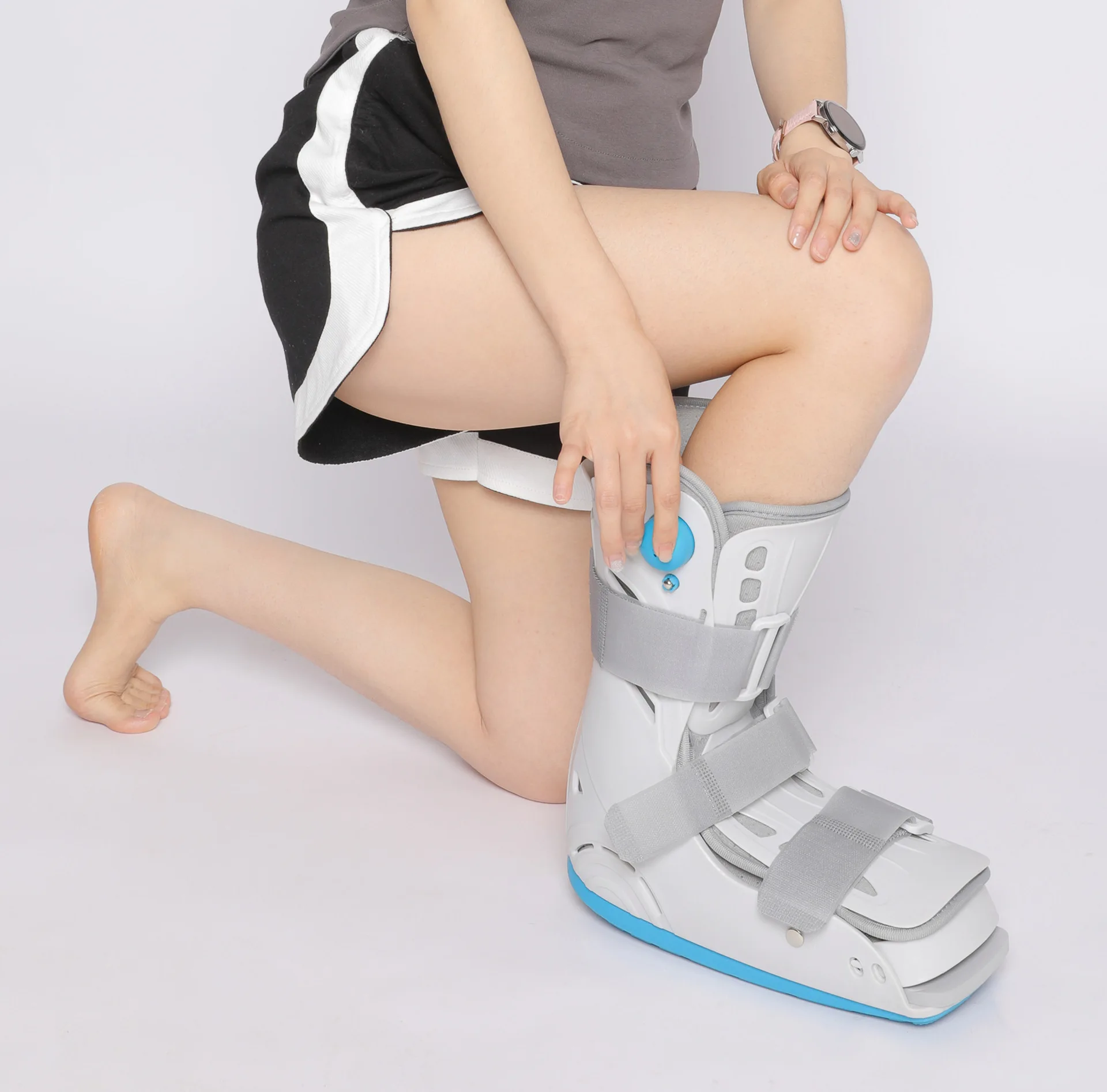 Rehabilitation Therapy Cam Medical Foam Orthopedic Air Cam Brace Walking Ankle Fracture Walker Boot