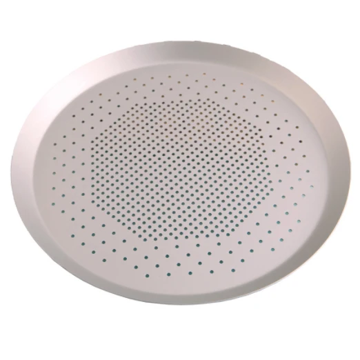 Алюминиевый анодный противень для пиццы 6-16 дюймов, противень для выпечки, перфорированный круглый противень для пиццы, кухонная утварь