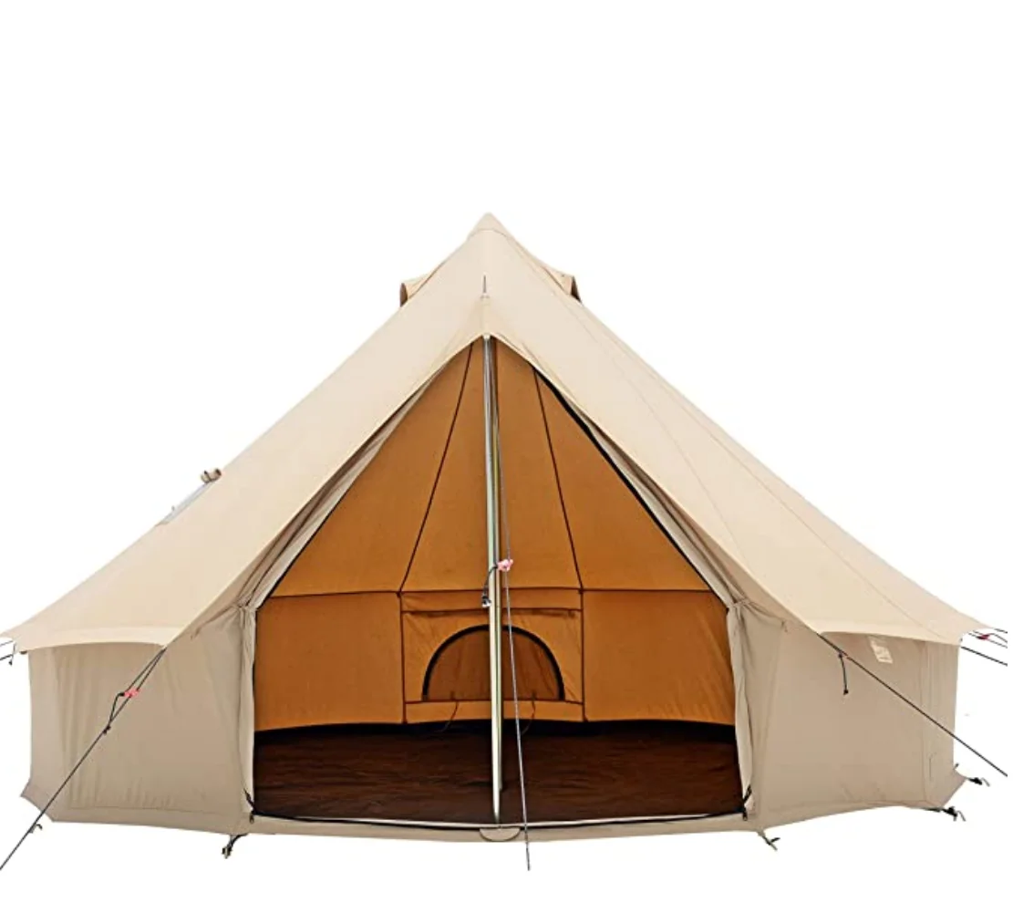 outdoor cotton waterproof canvas bell tent for sale