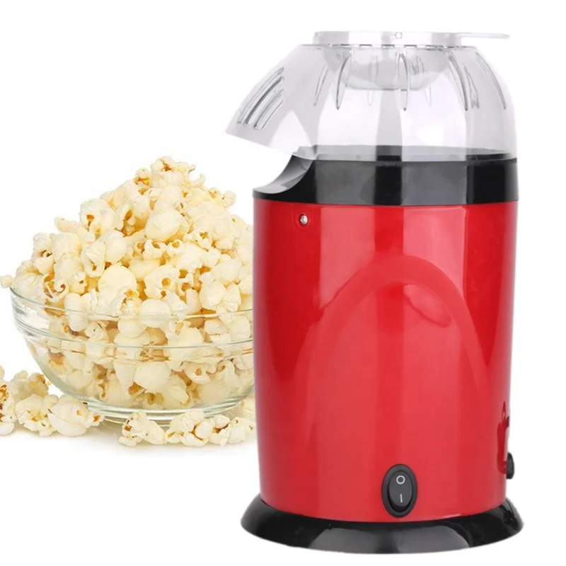 Household Automatic Electric Oil Free Home Hot Air Popcorn Maker Machine
