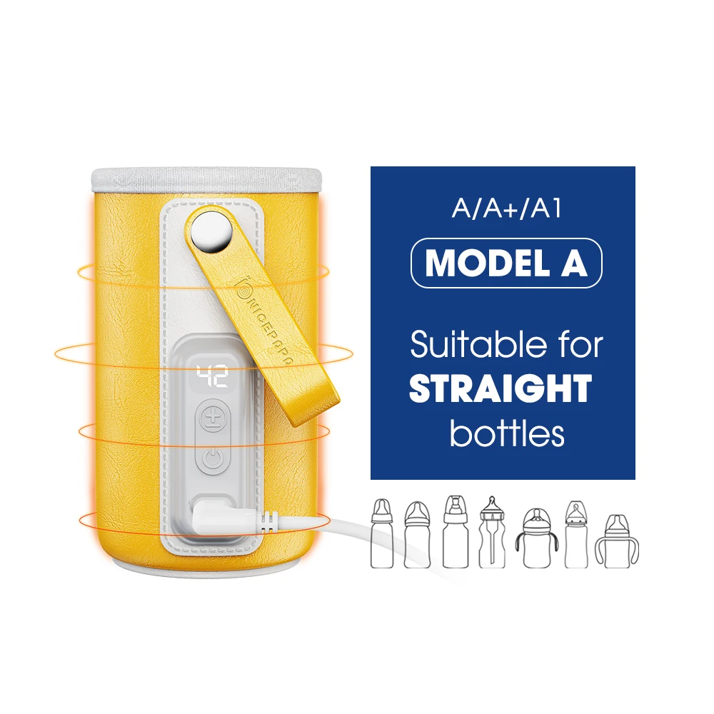 Portable insulated thermostat smart usb constant temperature baby milk bottle heater warmer maker