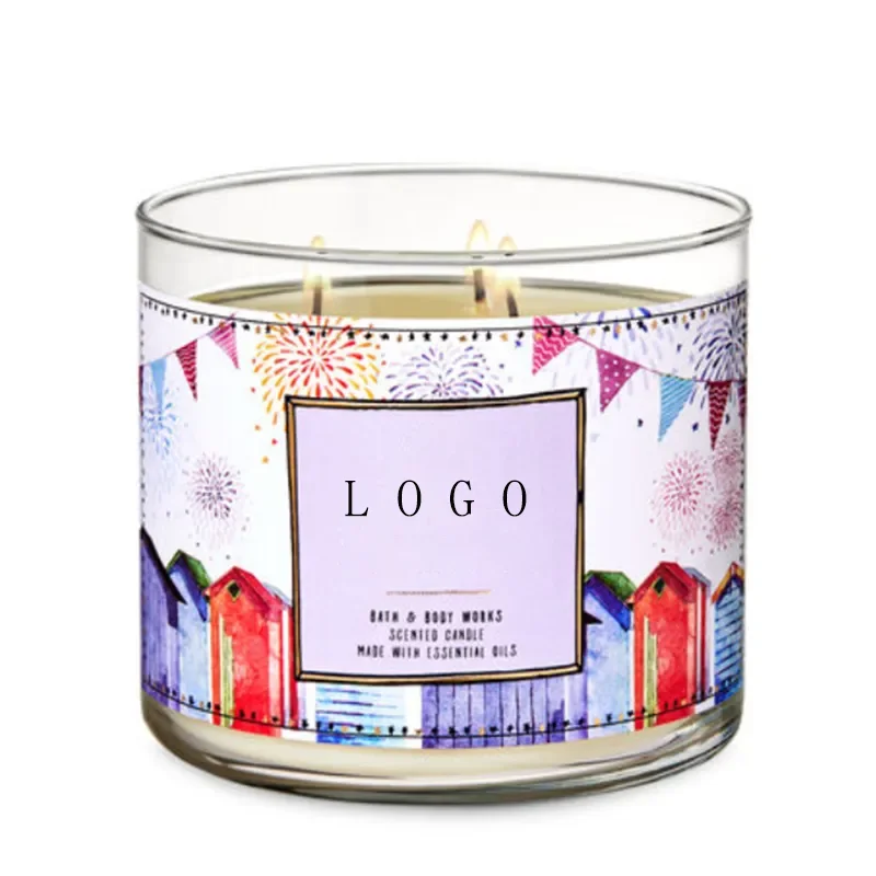 Best Price Wholesale Nature Aromatherapy 3 Wick Scented Soy Wax Candle in Big Glass Jar Beeswax Palm Wax Bars Diwali Occasions