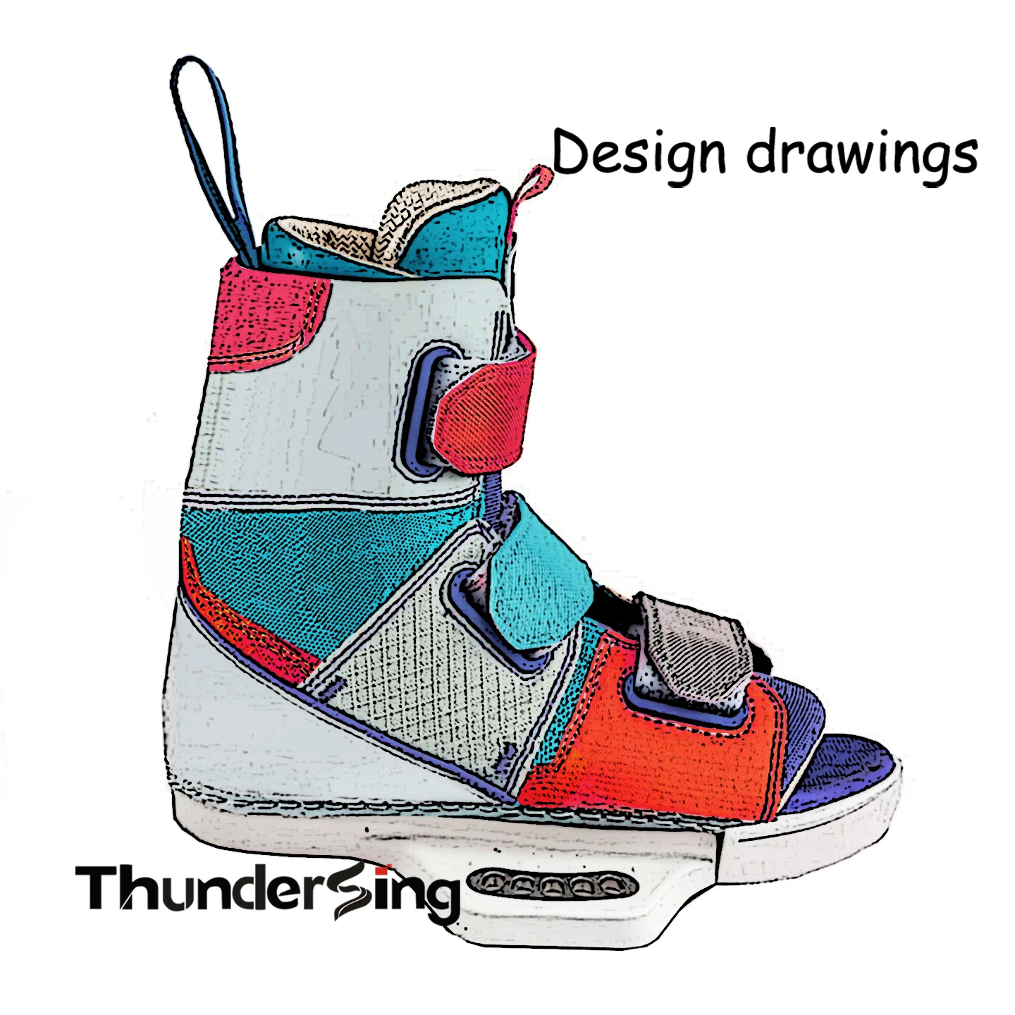 OEM/ODM Factory Rapid Production Exclusive Open Toe Wakeboard Bindings with Advantage Price