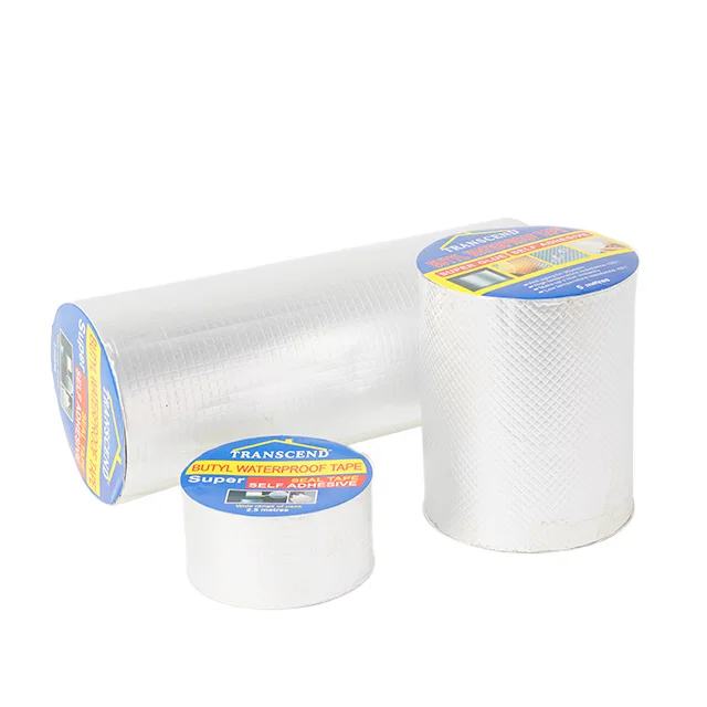 Butyl Rubber Sealing Tape Self-Adhesive Asphalt Tape Aluminum Foil Rubber Tape WATERPROOF ADHESIVE BUTYL