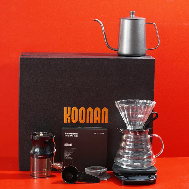 Promotional Gift Cone Shape Large Single Hole Plastic Barista V60 Coffee Dripper Coffee Brewing Filter Cup  set