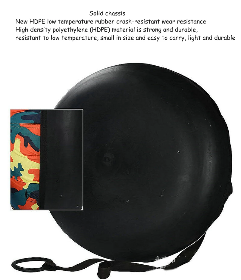 Factory Winter Snow Tube Inflatable Sled For Kids And Adults