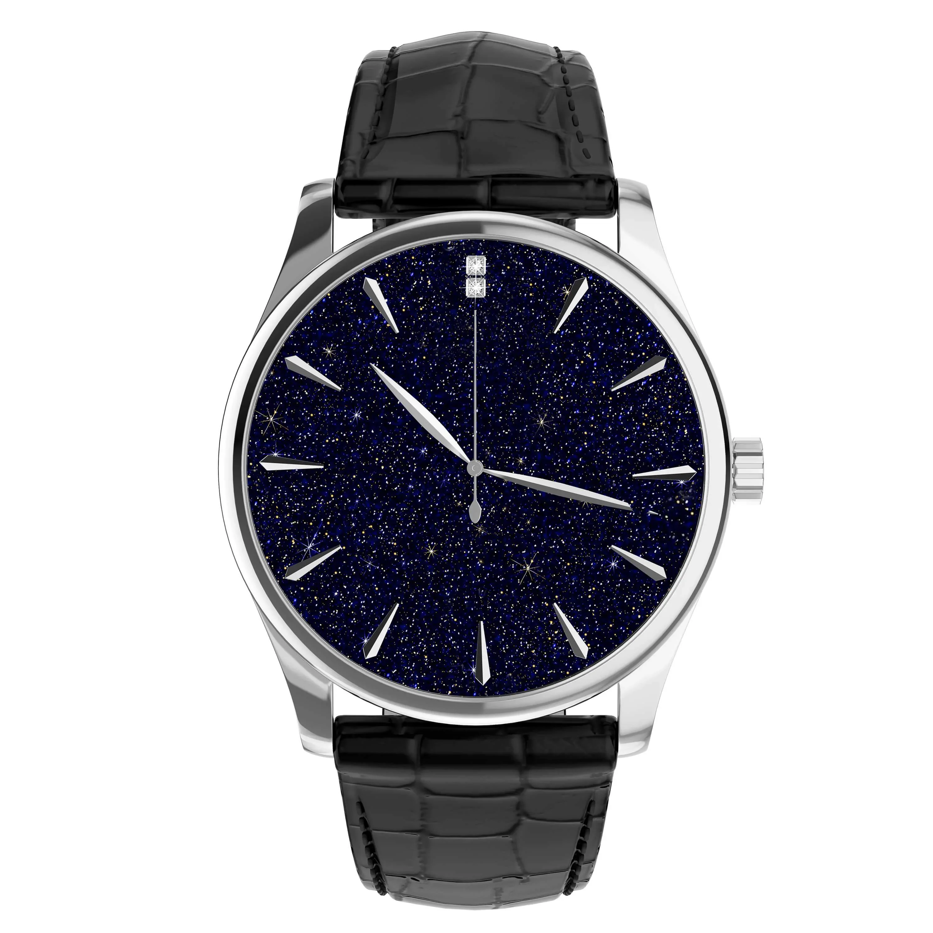 Star dial exquisite luxury sparkling quartz watch for women