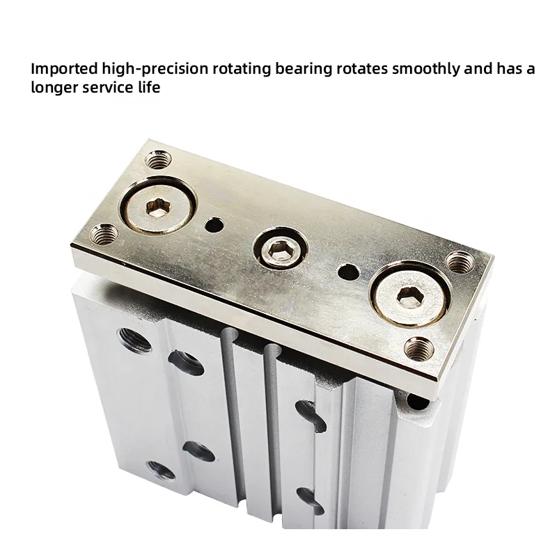 Smc air cylinders MGPM12/16/20/25/32/40/50/63/80/100 3-rod guide pneumatic piston cylinder