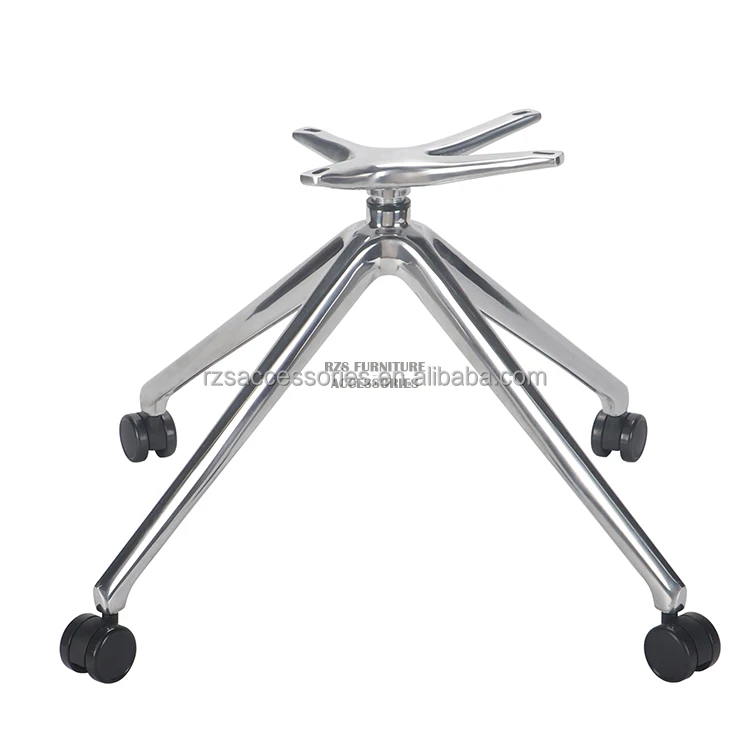 Aluminum Leg Office Chair with Wheels Wood Metal Parts for Home Hotel Villa Gym Use-Multi-Application Furniture for Living Room