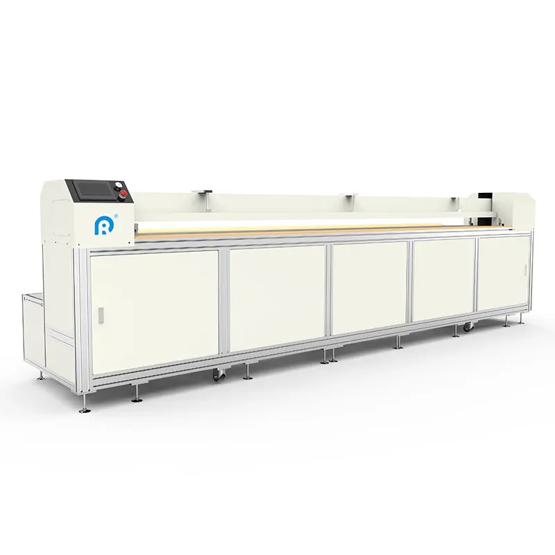 2in1 Ultrasonic and Crush Fabric Cutting Machine with auto measuring stop zebra blind roller blind cutting machine