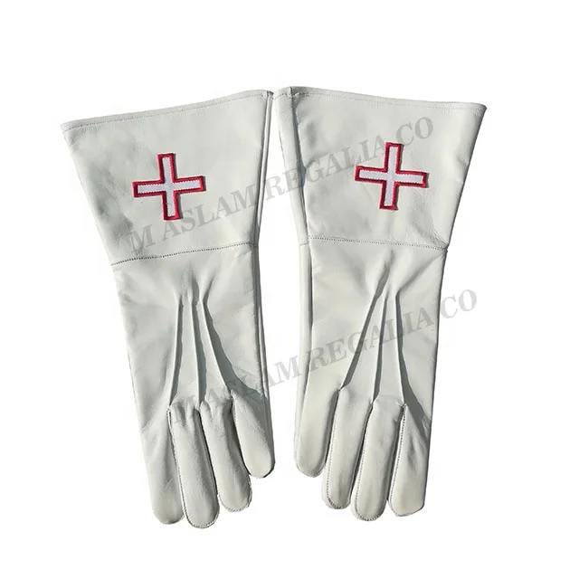 masonic regalia white embroidered gloves | Masonic Plain Cotton Gloves | Personalize Masonic Degree Gloves