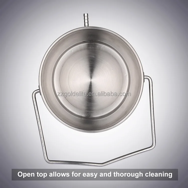 2L Waist type enema bag bucket stainless steel enema kit