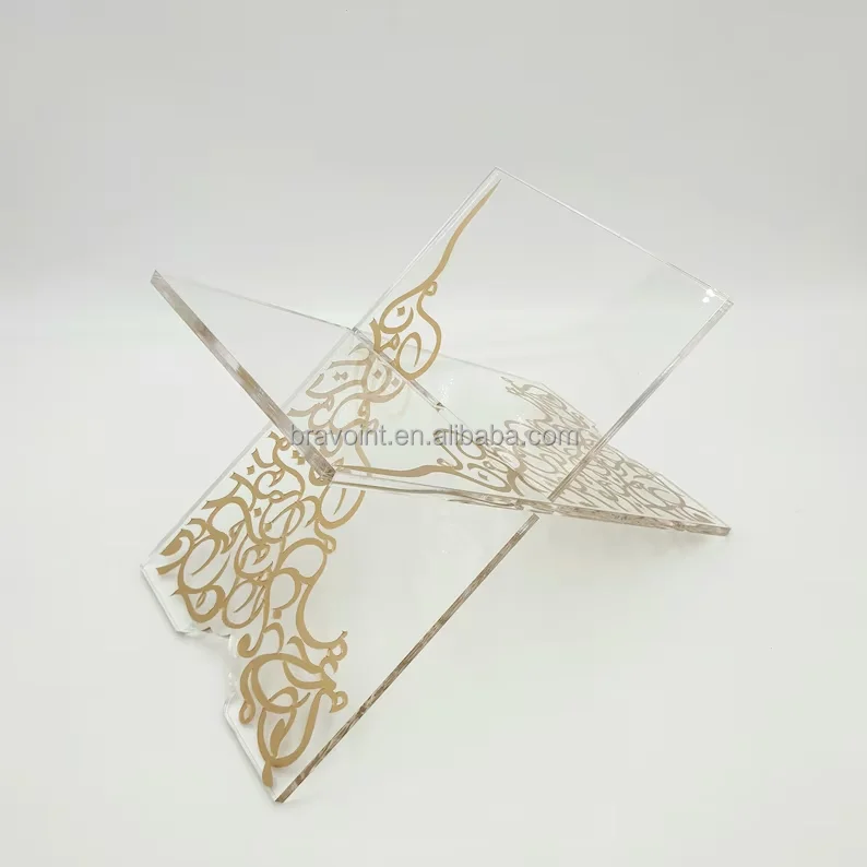 Custom made Acrylic Quran stand Holder for gift