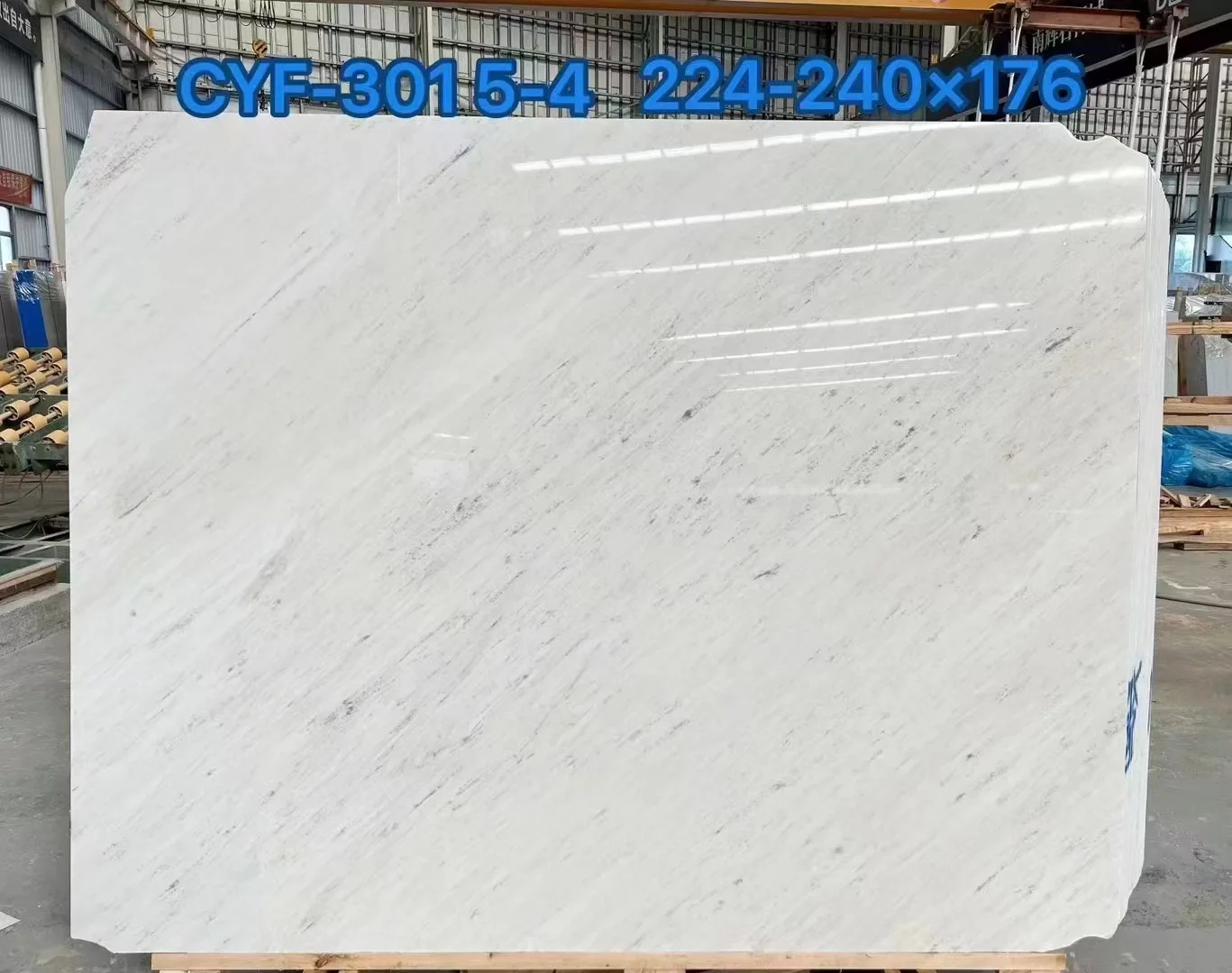 Polished Sivec white Marble Wall Tile Obama Grey Eramosa Marble