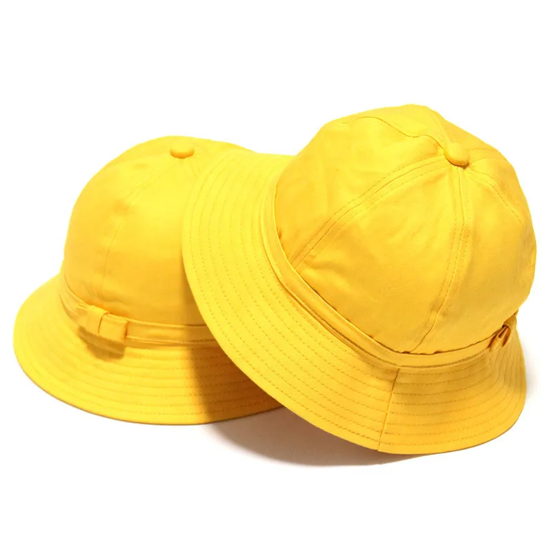 
Custom Kid children Protective Cotton Bucket Hat Make Your Own Hat With Wide Brim 