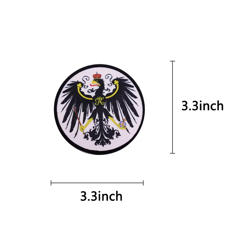 Prussian Flag Patch Empire Eagle Embroidery Badge War Accessories