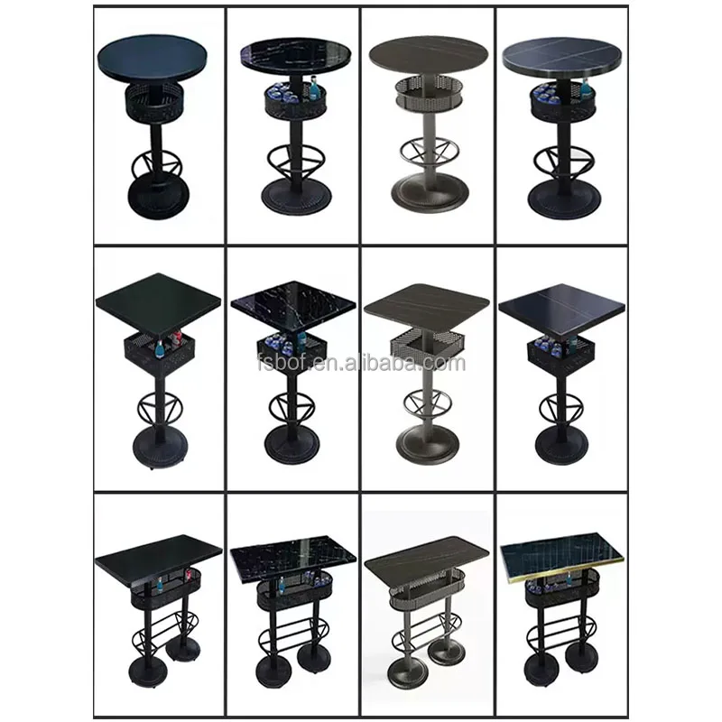modern commerical furniture round bar table high chair cheap long narrow bar tables and chairs