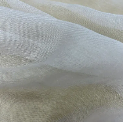 100%Ramie Pure yarn fabric Plain Linen cloth fabric linen Dress Design fabrics for clothing 90gsm