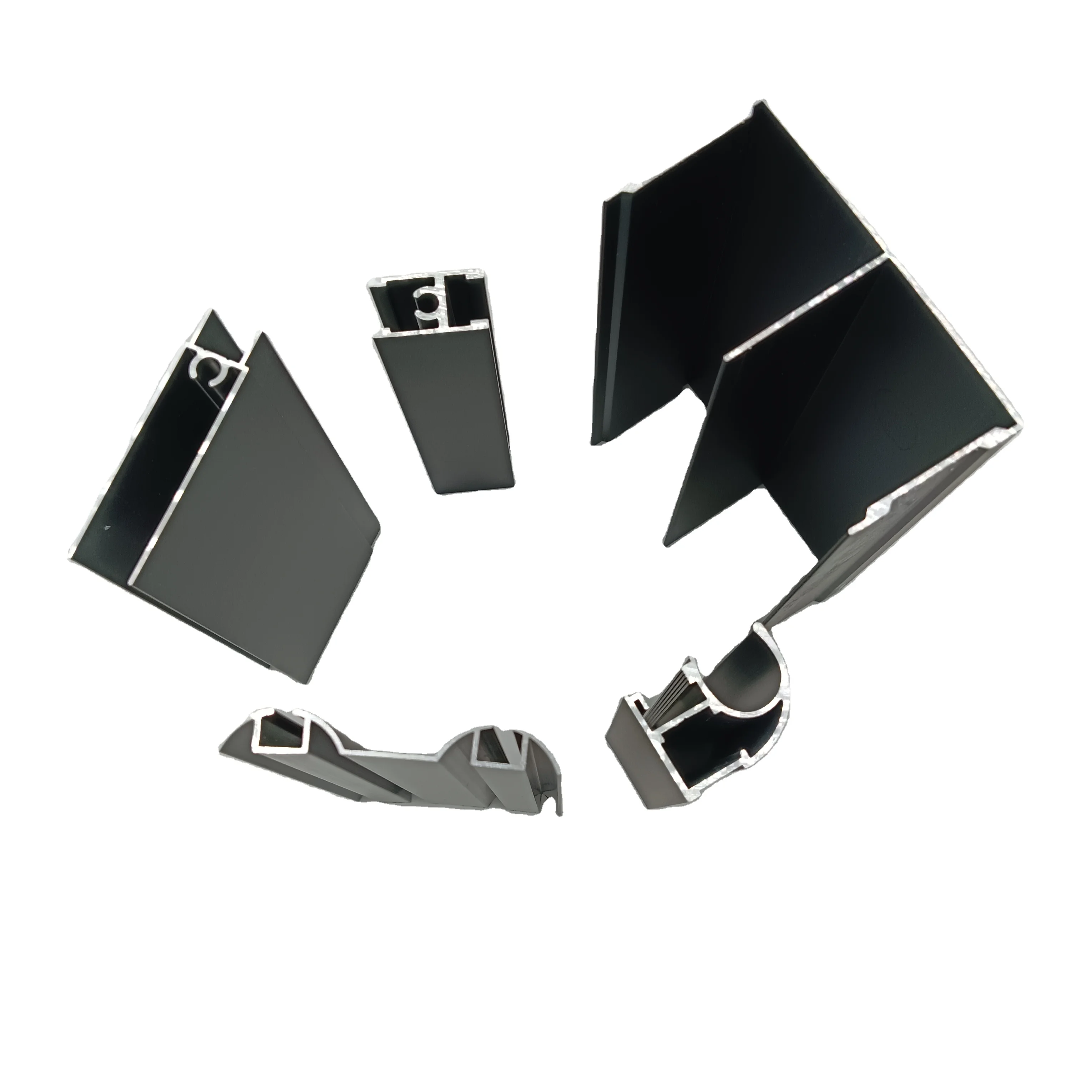 FX Manufacturer Minimalist closet aluminum track profile Sliding Wardrobe Door